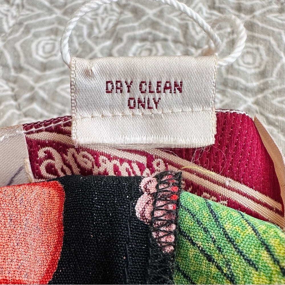 Vintage Sterling Styles Boho Patchwork Rayon Flor… - image 8